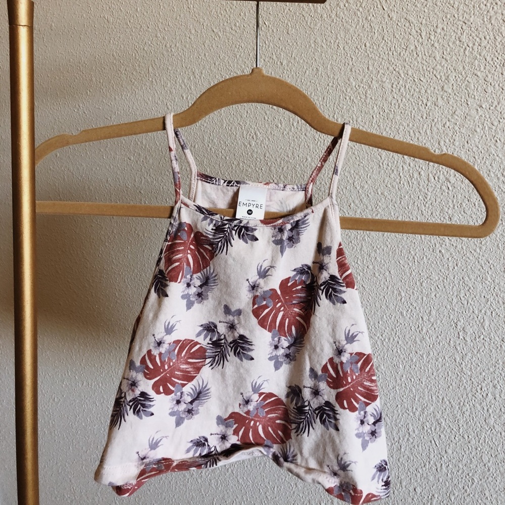 Floral crop top